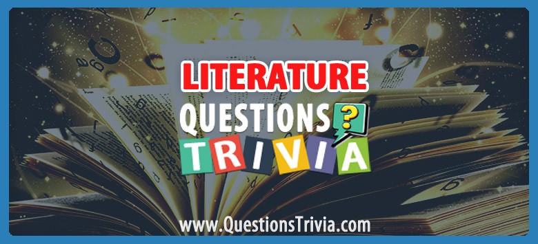 Literature Trivia Category