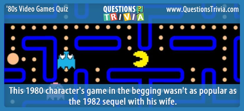 1980s video games quiz pac man The ultimate ’80s video games quiz