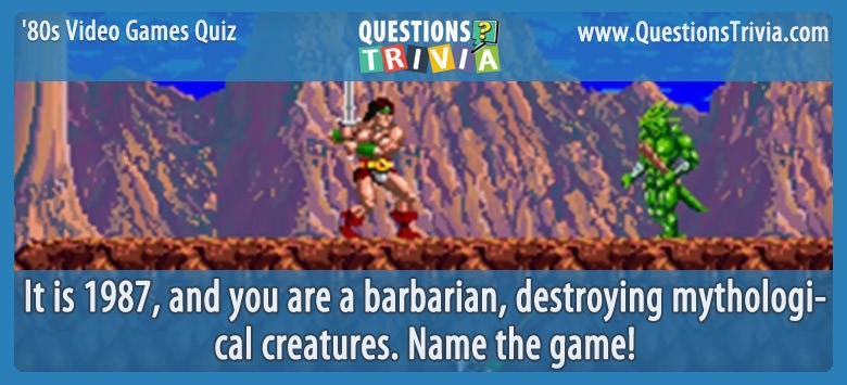 The ultimate ’80s video games quiz