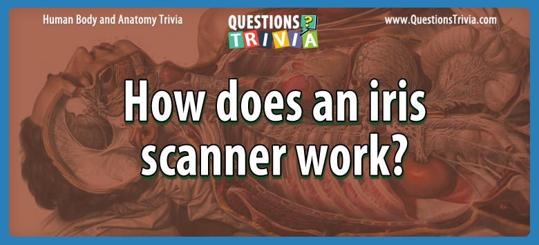 How does an iris scanner work?