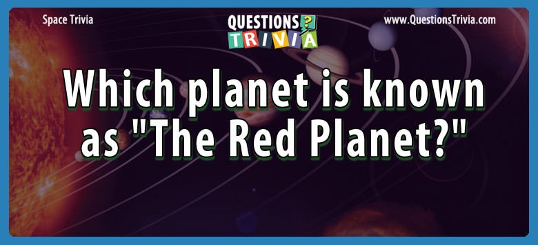 the red planet trivia